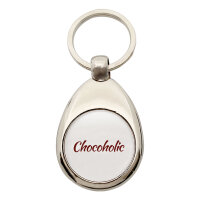 Schlüsselanhänger Chocoholic Schriftzug