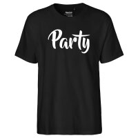 Herren T-Shirt Party Schriftzug Größe S-3XL