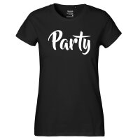 Damen T-Shirt Party Schriftzug Größe XS-XXL