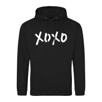 Unisex Hoodie XOXO Kuss Größe S-3XL
