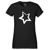 Damen T-Shirt Stern Star Größe XS-XXL
