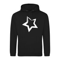 Unisex Hoodie Stern Star Größe S-3XL