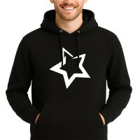 Unisex Hoodie Stern Star Größe S-3XL