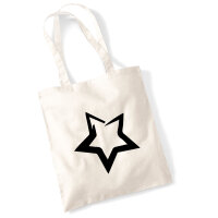Jutebeutel Stern Star 10 Liter