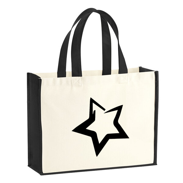 Jutetasche Stern Star 21 Liter Black