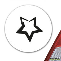 Aufkleber Stern Star 10cm Sticker