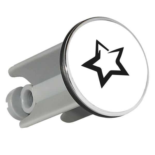 Waschbeckenstöpsel Stern Star 4cm Abflussstopfen