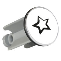 Waschbeckenstöpsel Stern Star 4cm Abflussstopfen