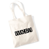 Jutebeutel Douchebag Schriftzug 10 Liter
