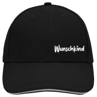 Cappy Mütze Wunschkind Schriftzug