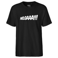 Herren T-Shirt Helgaaa Schriftzug Größe S-3XL