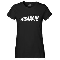 Damen T-Shirt Helgaaa Schriftzug Größe XS-XXL