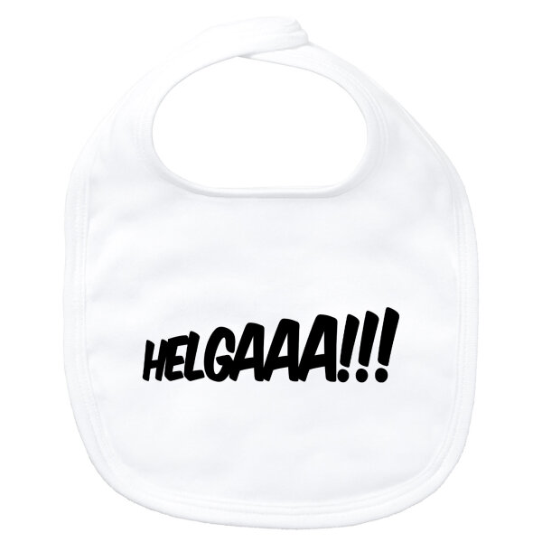 Baby Lätzchen Helgaaa Schriftzug