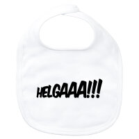 Baby Lätzchen Helgaaa Schriftzug