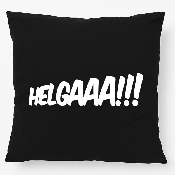 Kissen Helgaaa Schriftzug 40x40cm