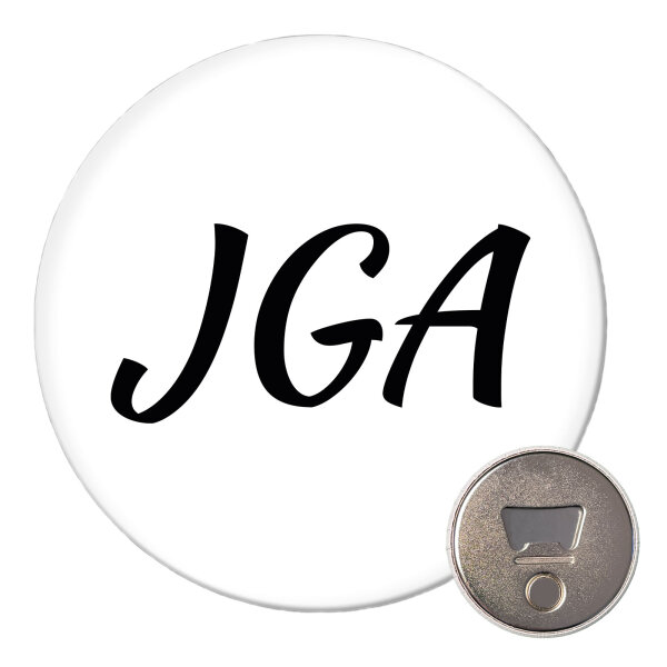 Magnet JGA Junggesellenabschied 59mm Kühlschrankmagnet Flaschenöffner
