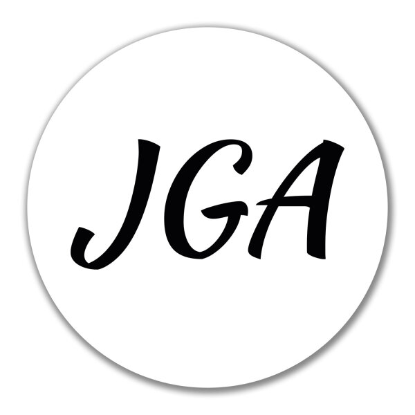 Aufkleber JGA Junggesellenabschied 10cm Sticker