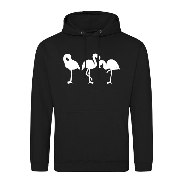 Unisex Hoodie Flamingos Silhouette Größe S-3XL
