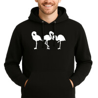 Unisex Hoodie Flamingos Silhouette Größe S-3XL