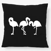 Kissen Flamingos Silhouette 40x40cm