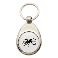 Schlüsselanhänger Flamingos Silhouette