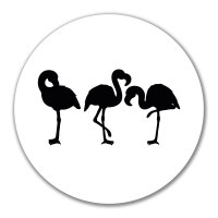 Aufkleber Flamingos Silhouette 10cm Sticker