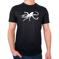 Herren T-Shirt Oktopus Silhouette Größe S-3XL