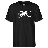Herren T-Shirt Oktopus Silhouette Größe S-3XL