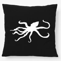 Kissen Oktopus Silhouette 40x40cm