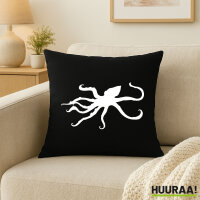 Kissen Oktopus Silhouette 40x40cm