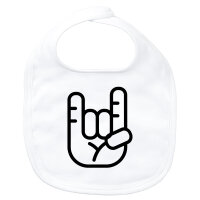 Baby Lätzchen Pommesgabel Hand