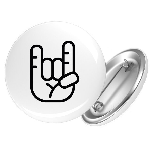 Button Pommesgabel Hand