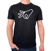 Herren T-Shirt Reingeguckt Hand Größe S-3XL