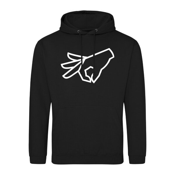 Unisex Hoodie Reingeguckt Hand Größe S-3XL