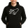 Unisex Hoodie Reingeguckt Hand Größe S-3XL