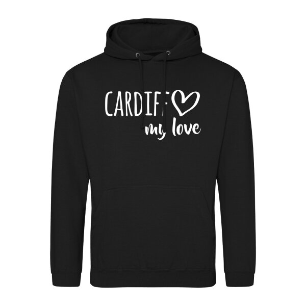 Unisex Hoodie Cardiff my love Größe S-3XL