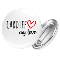 Button Cardiff my love Anstecker