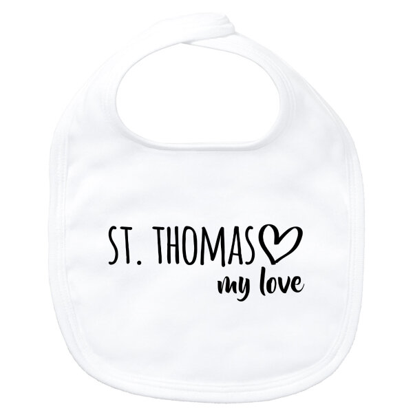 Baby Lätzchen St. Thomas my love