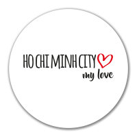 Aufkleber Ho Chi Minh City my love 10cm Sticker