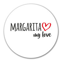 Aufkleber Margarita Island my love 10cm Sticker
