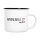 Emaille Tasse Washington D.C. my love in Weiß, 300 ml