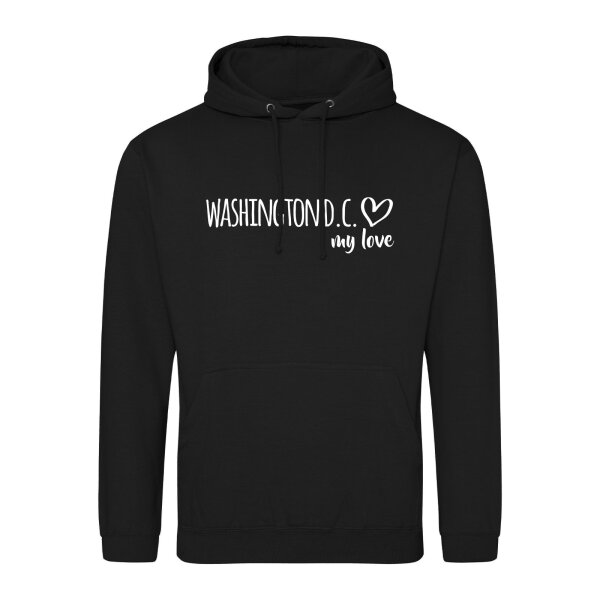 Unisex Hoodie Washington D.C. my love Größe S-3XL