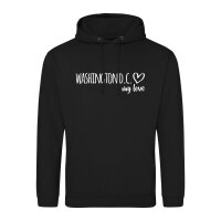 Unisex Hoodie Washington D.C. my love Größe S-3XL