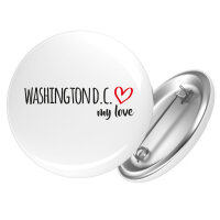 Button Washington D.C. my love