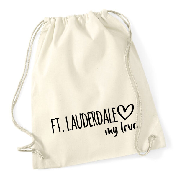 Turnbeutel Ft. Lauderdale my love 12 Liter
