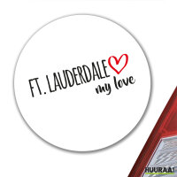 Aufkleber Ft. Lauderdale my love 10cm Sticker