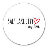 Aufkleber Salt Lake City my love 10cm Sticker