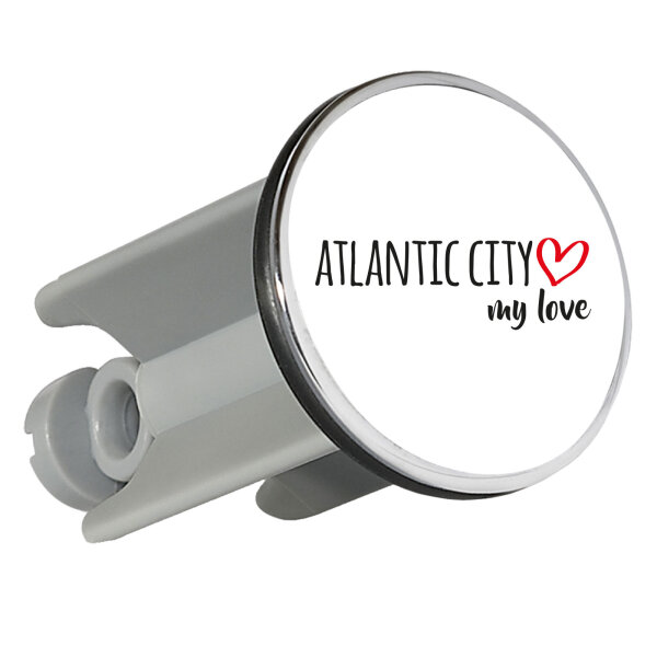 Waschbeckenstöpsel Atlantic City my love 4cm Abflussstopfen