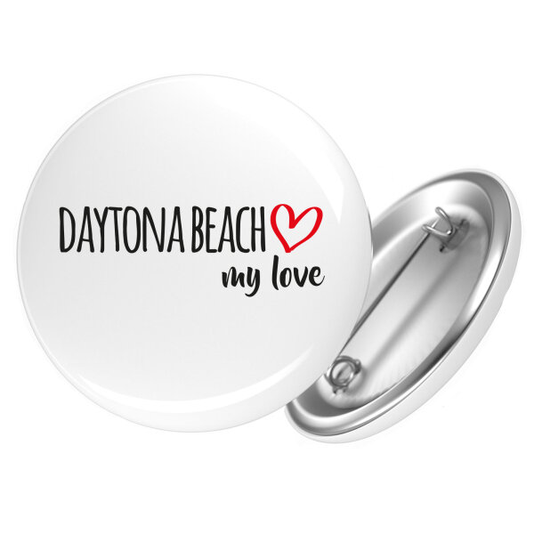 Button Daytona Beach my love Anstecker