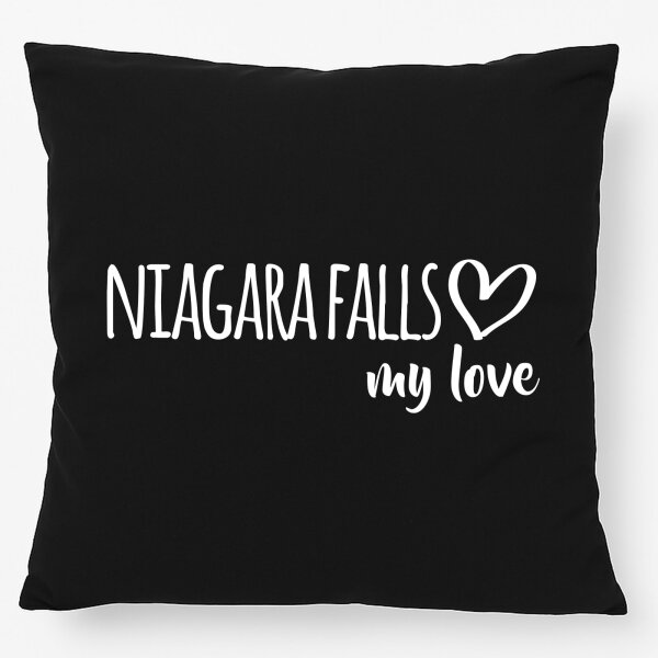 Kissen Niagara Falls my love 40x40cm